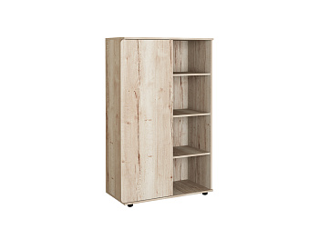 Шкаф комбинированный ДЕЛЬТА Лофт 13 White