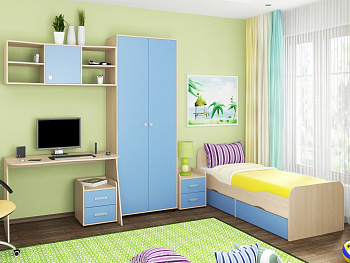 Детская комната ДЕЛЬТА Композиция 10