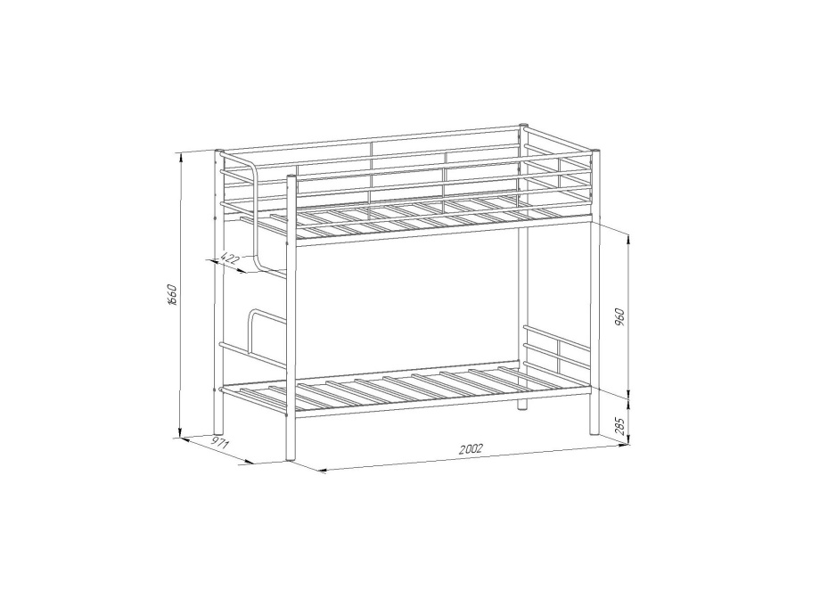 Кровать двухъярусная «Севилья 4»
